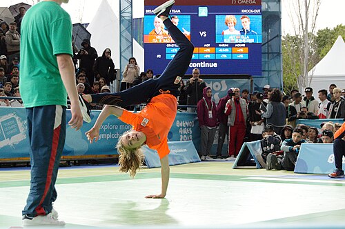 breakdancing