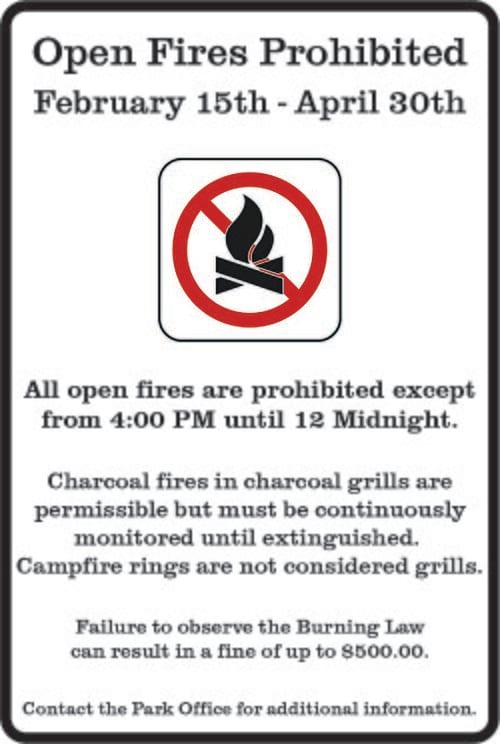 campfire ban