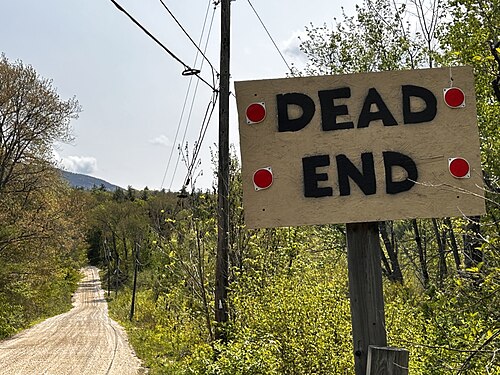 dead end