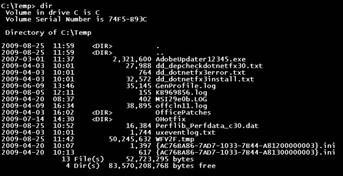 directory