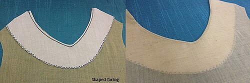 facing