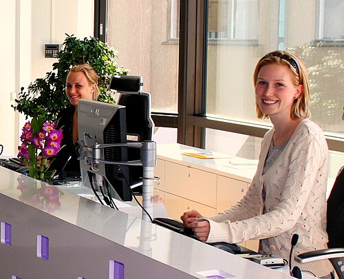 front desk