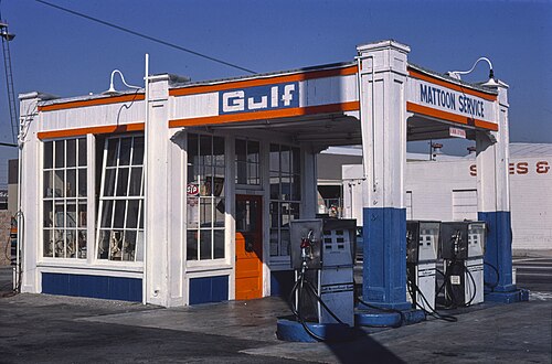 gas station