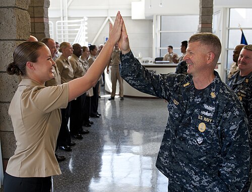 high five