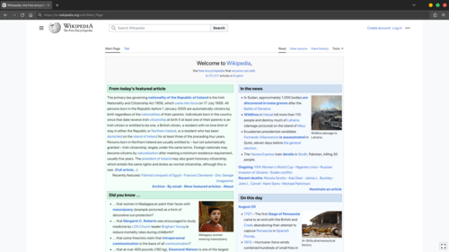 homepage