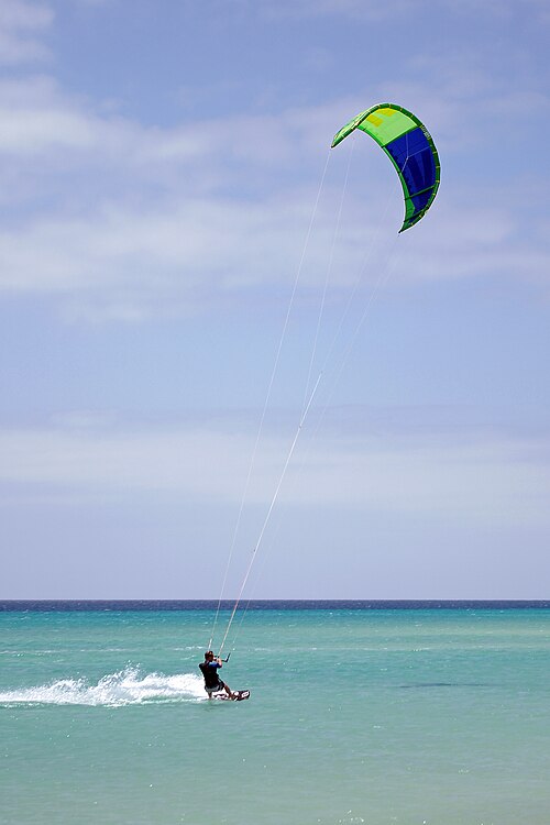 kitesurfing