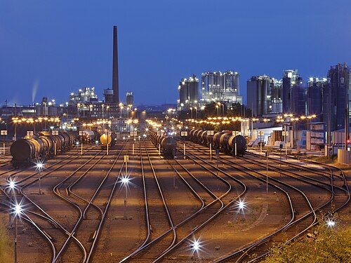 marshalling yard