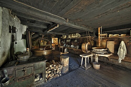 milking parlour