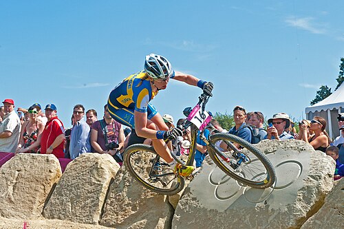 mountain biking