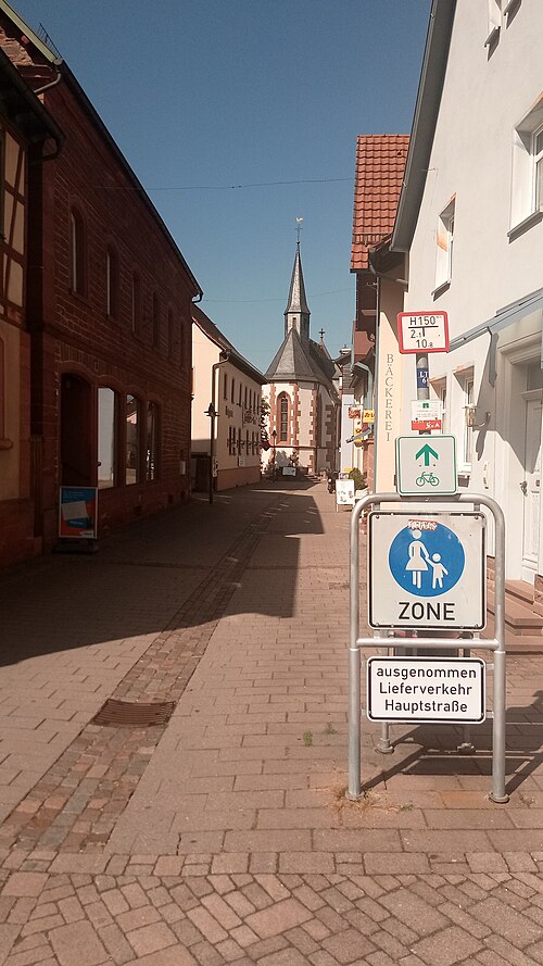 pedestrian zone