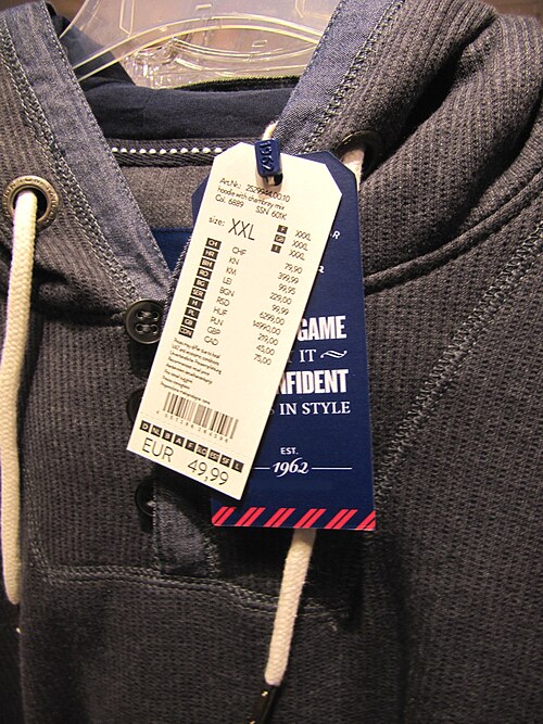 price tag