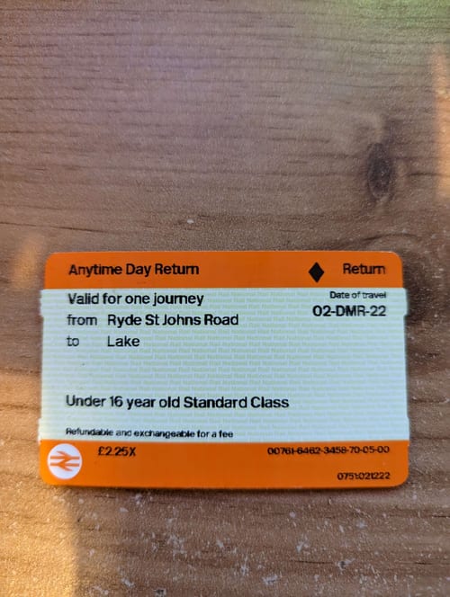 return ticket