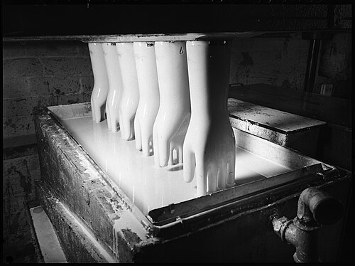 rubber gloves