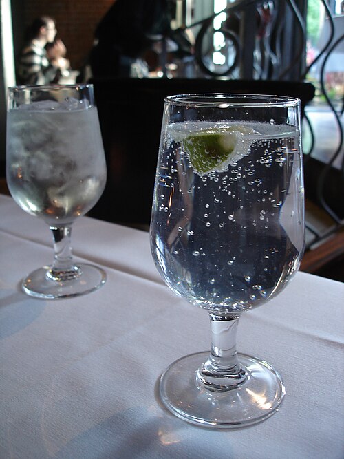 sparkling water