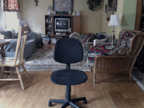 swivel chair
