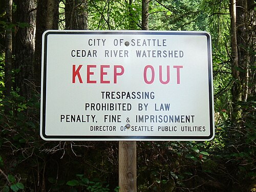 trespassing