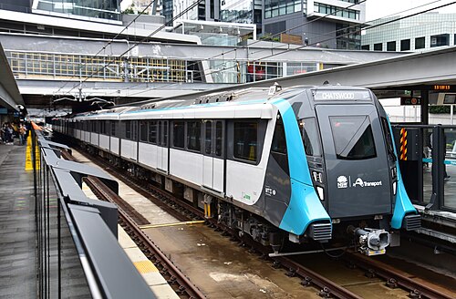 The railway that runs beneath a city.
